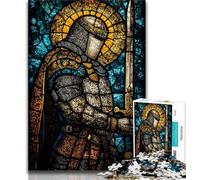 1000 Pieces Jigsaw Puzzles for Adults And Teens Medieval Knights,Learning Educational Toys Family Games Educational Game for Birthday,Chrismas (75x50cm)