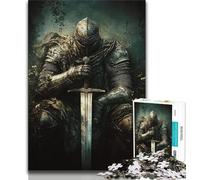 1000 Pieces Jigsaw Puzzles for Adults And Teens Medieval Magic Knight Teenager Puzzles,Fun Games Wall Decoration Unique Birthday And Xmas Gifts (size 38x26cm)