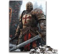 1000 Pieces Jigsaw Puzzles for Adults And Teens Mighty Medieval Knight Adult Jigsaw,Learning Educational Toys Family Games Gifts for Friends And Family (38x26cm)