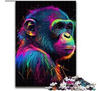 1000 Pieces Jigsaw Puzzles for Adults And Teens Monkey Animal Pop Art, Learning Educational Is Ideal As A Gift for The Whole Family (Size50x75cm)