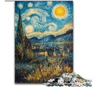 1000 Pieces Jigsaw Puzzles for Adults And Teens Mountain Painting by Van Gogh, for Age 14 Years And over Home Decor As A Gift for The Whole Family And Friends (Size 26x38cm)