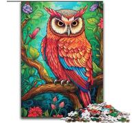 1000 Pieces Jigsaw Puzzles for Adults And Teens Mysterious Owl, Toys Educational Games Stress Relieving Parent-child Interaction (Size 26x38cm)
