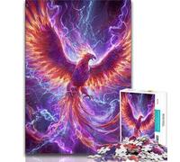 1000 Pieces Jigsaw Puzzles for Adults And Teens Mysterious Phoenix,Help The Brain Exercise Addictive Toys to Cultivate Patience Enhance Memory (75x50cm)