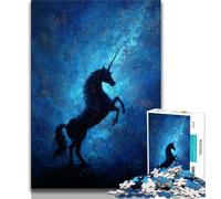 1000 Pieces Jigsaw Puzzles for Adults And Teens Mysterious Unicorn Adult Jigsaw,Learning Educational Toys Family Games Gifts for Friends And Family 75x50cm