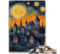 1000 Pieces Jigsaw Puzzles for Adults And Teens Night Sky Castle 1000 Pieces for Teenagers,deal As Gifts for The Whole Family for Ages 14+ (38x26cm)