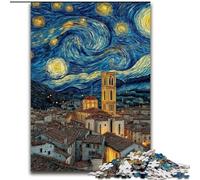 1000 Pieces Jigsaw Puzzles for Adults And Teens Night Sky City Cityscape, for Age 14 Years And over Home Decor As A Gift for The Whole Family And Friends (Size 50x75cm)