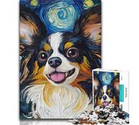 1000 Pieces Jigsaw Puzzles for Adults And Teens Night Sky Dog Puzzles for Teenagers,is Ideal As Gifts for The Whole Family for Age 14 75x50cm