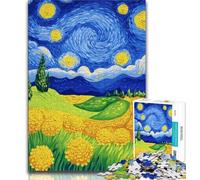 1000 Pieces Jigsaw Puzzles for Adults And Teens Night Sky Fields Adult Jigsaw,Challenging Difficult Deal As Gifts for The Whole Family (size 38x26cm)