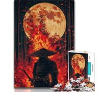 1000 Pieces Jigsaw Puzzles for Adults And Teens Ninja Under The Moon,Challenging To Complete But Fun And Humorous Unique Birthday And Gifts (38x26cm)