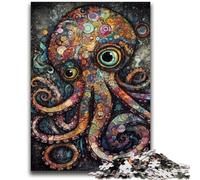 1000 Pieces Jigsaw Puzzles for Adults And Teens Octopus Graffiti Teenager Puzzles,Family Game Stress Reliever Difficult Challenge Suitable for Couples (26x38cm)