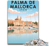 1000 Pieces Jigsaw Puzzles for Adults And Teens Palma De Mallorca Spain Educational Stress Relief Toy Secret Santa Gifts for Age 14 (size 38x26cm)