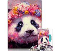 1000 Pieces Jigsaw Puzzles for Adults And Teens Panda Painting 1000 Piece Jigsaw,Stress Reliever Difficult Challenge Home Decoration Toys 75x50cm