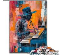 1000 Pieces Jigsaw Puzzles for Adults And Teens Playing The Piano Oil Painting, for Age 14 Years And over Home Decor As A Gift for The Whole Family And Friends (Size 26x38cm)