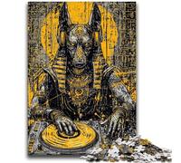 1000 Pieces Jigsaw Puzzles for Adults And Teens Pop-art Anubis for Age 14 Years And over Family Games Christmas Game Presents for Women 26x38cm