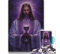 1000 Pieces Jigsaw Puzzles for Adults And Teens Portrait of Mary The Mother Adult Puzzles,Educational Games Home Decoration Suitable for Desktop Decoration (size 75x50cm)