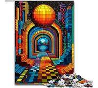 1000 Pieces Jigsaw Puzzles for Adults And Teens Psychedelic Landscape, Toys Educational Games Stress Relieving Unique Home Decor And Gifts (Size 50x75cm)