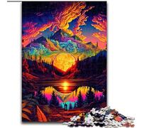 1000 Pieces Jigsaw Puzzles for Adults And Teens Psychedelic Nature, Help The Brain Exercise Addictive Toys to Cultivate Patience Perfect Decoration (Size 26x38cm)