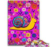 1000 Pieces Jigsaw Puzzles for Adults And Teens Psychedelic Snail Puzzles for Teenagers,is Ideal As Gifts for The Whole Family for Age 14 (75x50cm)