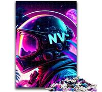 1000 Pieces Jigsaw Puzzles for Adults And Teens Punk Astronaut Educational Stress Relief Toy Secret Santa Gifts for Age 14 26x38cm