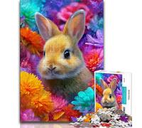 1000 Pieces Jigsaw Puzzles for Adults And Teens Rabbit,Help The Brain Exercise Addictive Toys to Cultivate Patience Enhance Memory (75x50cm)