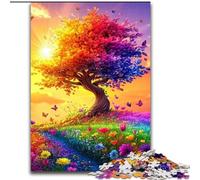 1000 Pieces Jigsaw Puzzles for Adults And Teens Rainbow Tree, Help The Brain Exercise Addictive Toys to Cultivate Patience Perfect Decoration (Size 50x75cm)