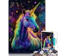 1000 Pieces Jigsaw Puzzles for Adults And Teens Rainbow Unicorn Puzzles for Teenagers,Brain Teaser - Birthday Gift for Men 26x38cm