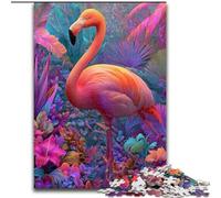 1000 Pieces Jigsaw Puzzles for Adults And Teens Rainforest Flamingo, for And from 14 Years And over Educational Learning Toys Family Games Birthday Present (Size 50x75cm)