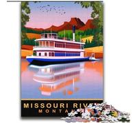 1000 Pieces Jigsaw Puzzles for Adults And Teens River Tour Family Entertainment Toys with Matching Poster And Trivia Sheet (38x52cm) 1000pcs