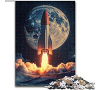 1000 Pieces Jigsaw Puzzles for Adults And Teens Rocket,Challenging To Complete But Fun And Humorous Unique Birthday And Gifts 50x75cm
