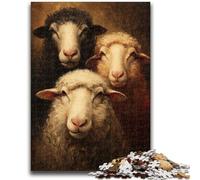 1000 Pieces Jigsaw Puzzles for Adults And Teens Sheep Help The Brain Exercise Addictive Toys to Cultivate Patience Gift For Birthdays 50x75cm