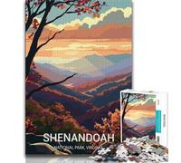 1000 Pieces Jigsaw Puzzles for Adults And Teens Shenandoah National Park,Learning Educational Toys Family Games Enhance Love between Couples (75x50cm)