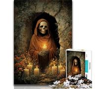 1000 Pieces Jigsaw Puzzles for Adults And Teens Skeleton Art,Challenging To Complete But Fun And Humorous Unique Birthday And Gifts (38x26cm)