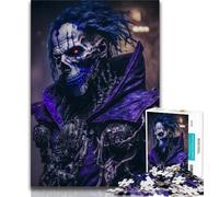1000 Pieces Jigsaw Puzzles for Adults And Teens Skeleton Hacker Puzzles for Teenagers,with Matching Poster And Trivia Sheet for And Age 14 Years Up 75x50cm