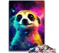 1000 Pieces Jigsaw Puzzles for Adults And Teens Star Animal Meerkat Adult Puzzles,Educational Toys & Games for Adults And Teenagers (26x38cm)