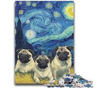 1000 Pieces Jigsaw Puzzles for Adults And Teens Starlings Under The Night Sky Puzzles,Educational Stress Relief Toy Great Gifts And Toys (50x75cm)