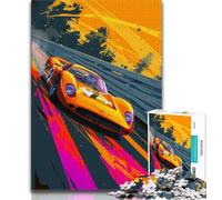 1000 Pieces Jigsaw Puzzles for Adults And Teens Supercar Racing Adult Jigsaw,Challenging Difficult Deal As Gifts for The Whole Family (size 75x50cm)