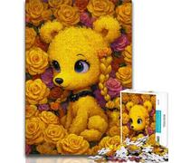 1000 Pieces Jigsaw Puzzles for Adults And Teens Teddy Puppy Puzzles for Adults,learning Educational for Is Ideal As A Gift for The Whole Family (size 75x50cm)