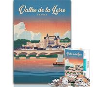 1000 Pieces Jigsaw Puzzles for Adults And Teens The Loire Valley,Learning Educational Toys Family Games Enhance Love between Couples (38x26cm)