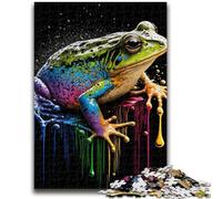 1000 Pieces Jigsaw Puzzles for Adults And Teens Toad Colourful Jigsaw,Artistic Wall Decor & Birthday Gift Idea for Friends, Home Office (75x50cm)