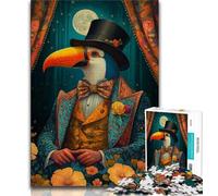 1000 Pieces Jigsaw Puzzles for Adults And Teens Toucan 1000 Piece Jigsaw,Vibrant And Unique Design Relaxing & Challenging Puzzle Experience 26x38cm