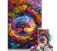 1000 Pieces Jigsaw Puzzles for Adults And Teens Tree of Life,Challenging To Complete But Fun And Humorous Unique Birthday And Gifts (75x50cm)