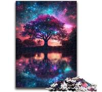 1000 Pieces Jigsaw Puzzles for Adults And Teens Tree of Life for Age 14+ Intellectual Game Christmas Birthday Gifts 26x38cm