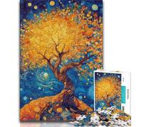 1000 Pieces Jigsaw Puzzles for Adults And Teens Trees in Autumn,Learning Educational Toys Family Games Enhance Love between Couples (38x26cm)