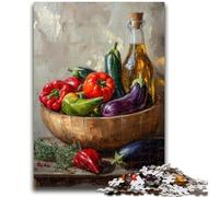 1000 Pieces Jigsaw Puzzles for Adults And Teens Vegetable Puzzles for Teenagers,Staycation Kill Time with Matching Poster And Trivia Sheet (50x75cm)