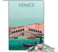 1000 Pieces Jigsaw Puzzles for Adults And Teens Venice Italy Travel Print for And from 14 Years And over Play Toys Because It Is Ideal As A Gift for The Whole Family (26x38cm) 1000pcs