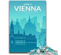 1000 Pieces Jigsaw Puzzles for Adults And Teens Vienna Austria Educational Stress Relief Toy Secret Santa Gifts for Age 14 (size 50x75cm)