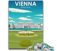 1000 Pieces Jigsaw Puzzles for Adults And Teens Vienna Austria Travel Art Educational Stress Relief Toy Secret Santa Gifts for Age 14 (size 38x52cm)