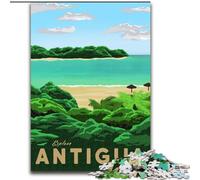1000 Pieces Jigsaw Puzzles for Adults And Teens Visit Antigua for And from 14 Years And over Play Toys Because It Is Ideal As A Gift for The Whole Family (50x75cm) 1000pcs