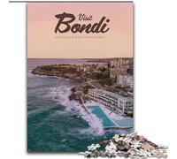 1000 Pieces Jigsaw Puzzles for Adults And Teens Visit Bondi for And from 14 Years And over Play Toys Because It Is Ideal As A Gift for The Whole Family (26x38cm) 1000pcs