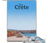 1000 Pieces Jigsaw Puzzles for Adults And Teens Visit Crete for And from 14 Years And over Play Toys Because It Is Ideal As A Gift for The Whole Family (26x38cm) 1000pcs